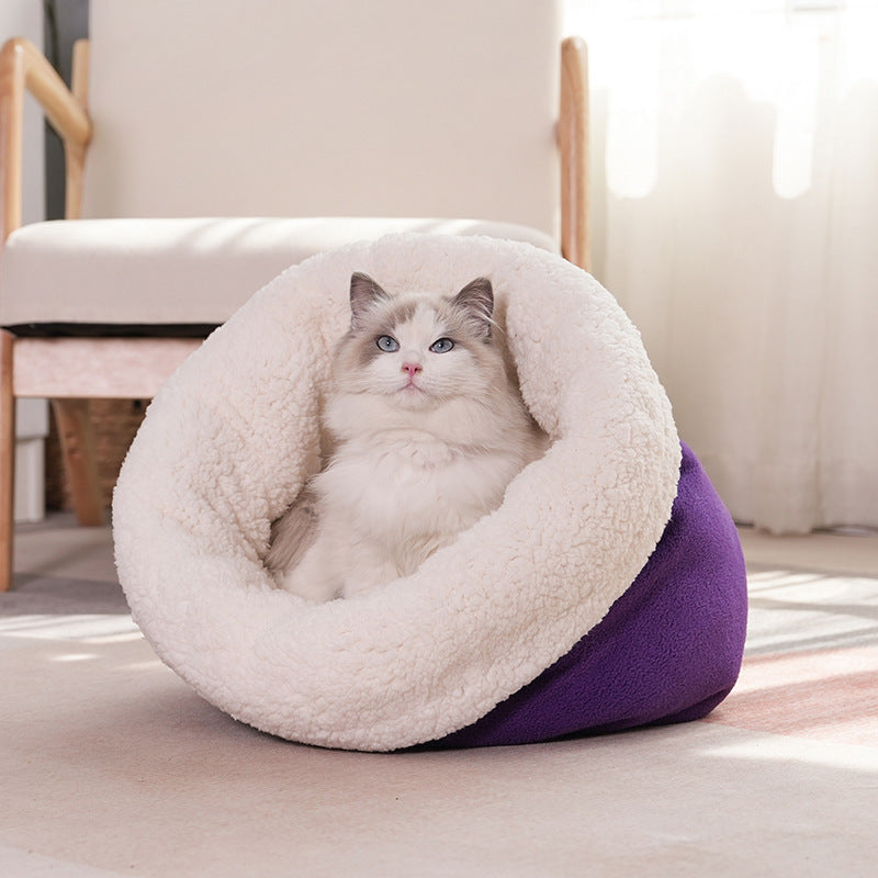 Cat Nest Winter Warm Semi-enclosed Pet Supplies