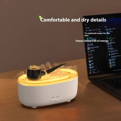 Creative Tobacco Pipe Aroma Diffuser Desktop Humidifier