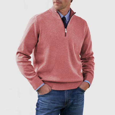 Men's Plus Size Knitwear Zipper