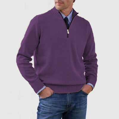 Men's Plus Size Knitwear Zipper