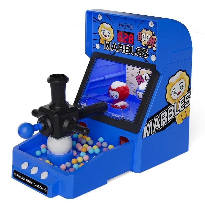 Shooting Game Machine Children's Toy Interactive Boy Puzzle Sound And Light Playing Marbles