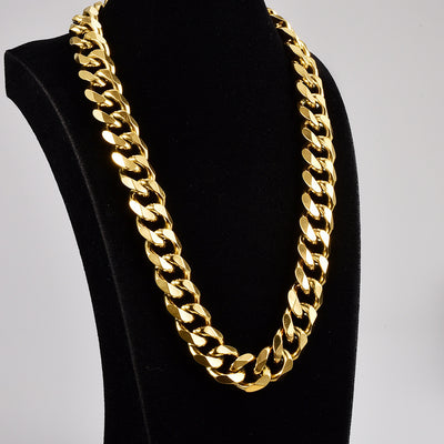 Stainless Steel Cuban Chain Necklace