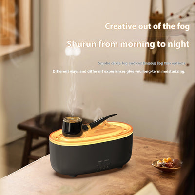 Creative Tobacco Pipe Aroma Diffuser Desktop Humidifier