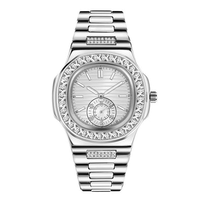 Mens Fashion Alloy  Luxury Brand Diamond Gifts Watches