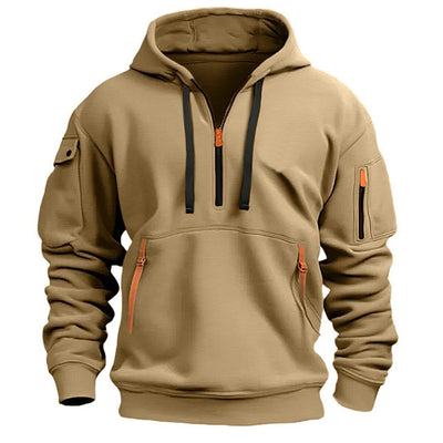 Dropped Shoulder Hooded Sweatshirt Men's Women's Plus Size Loose Pullover Fashion Sweatshirt