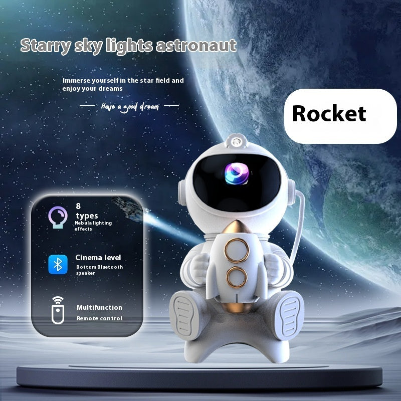 Hold XINGX Rocket Spaceman Bluetooth Audio Astronaut Projection Lamp