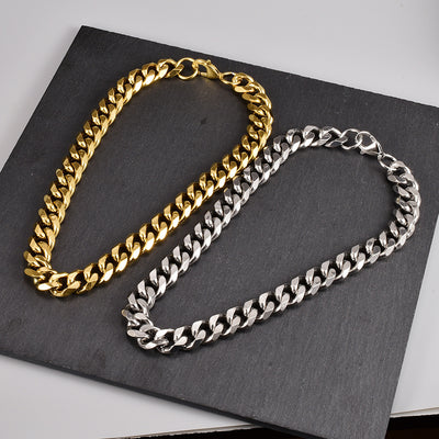 Stainless Steel Cuban Chain Necklace