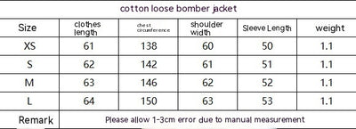 Stand-up Collar Thermal Jacket Cotton-padded Jacket Baseball Uniform