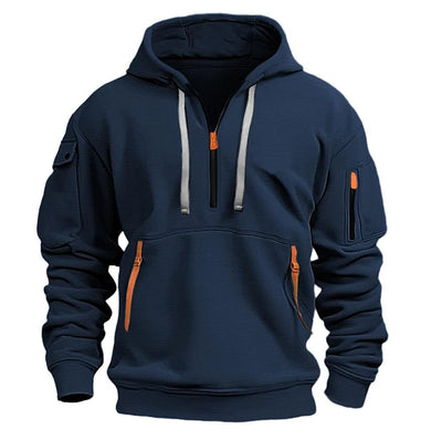 Dropped Shoulder Hooded Sweatshirt Men's Women's Plus Size Loose Pullover Fashion Sweatshirt