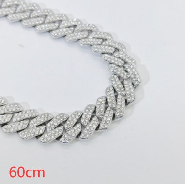 Cuban Chain Diamond Bracelet 14mm Diamond Full Diamond