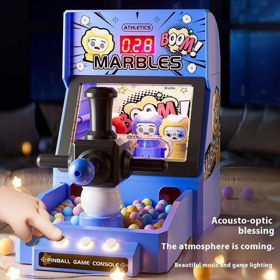 Shooting Game Machine Children's Toy Interactive Boy Puzzle Sound And Light Playing Marbles